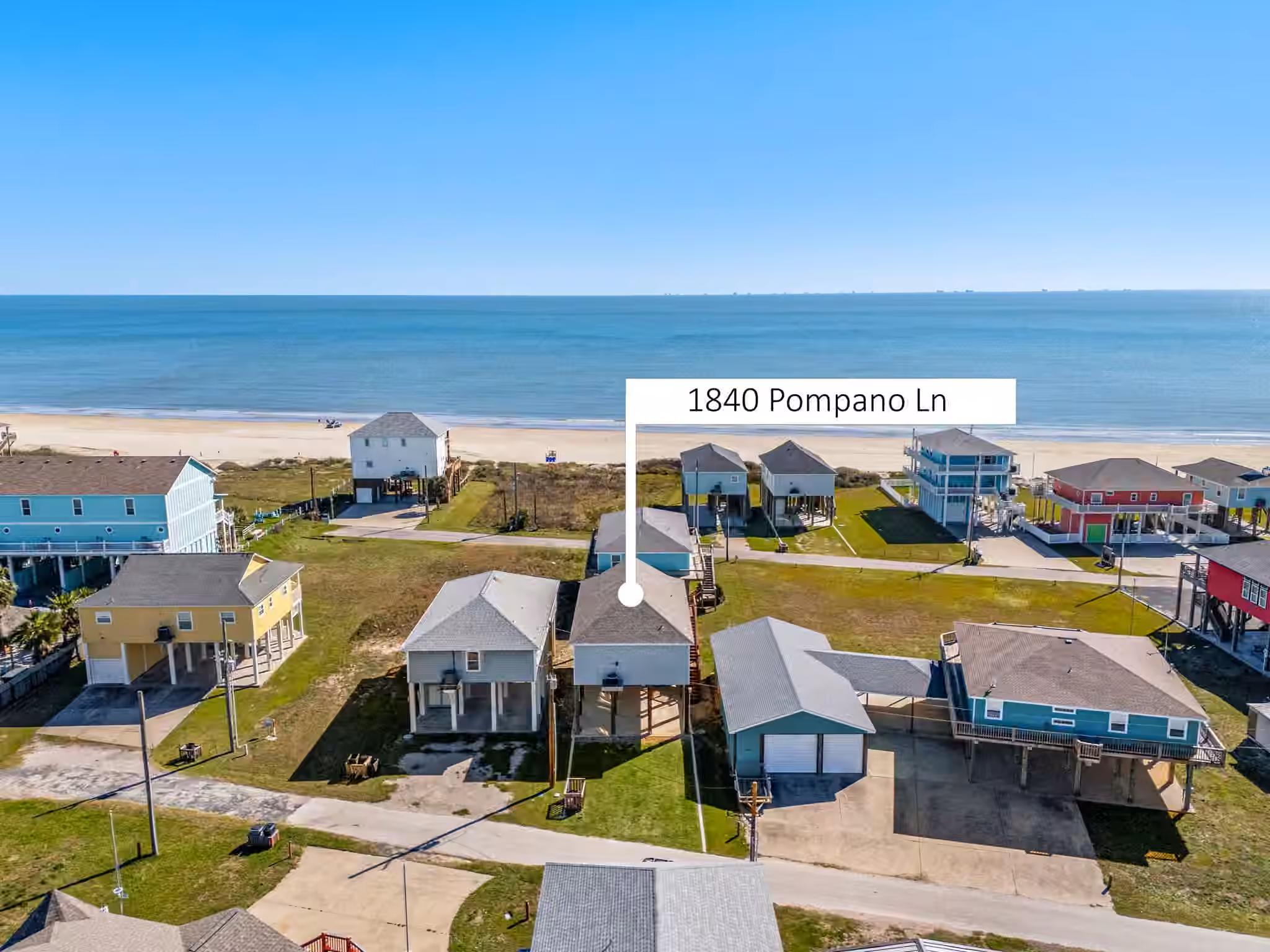 Photo of 1840 Pompano Lane, Crystal Beach, TX
