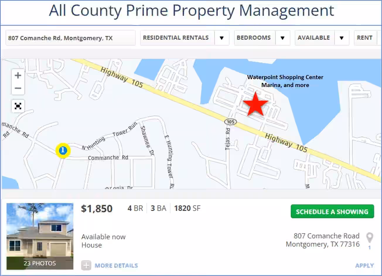 Photo 2 of 807 Comanche Road, Conroe, TX