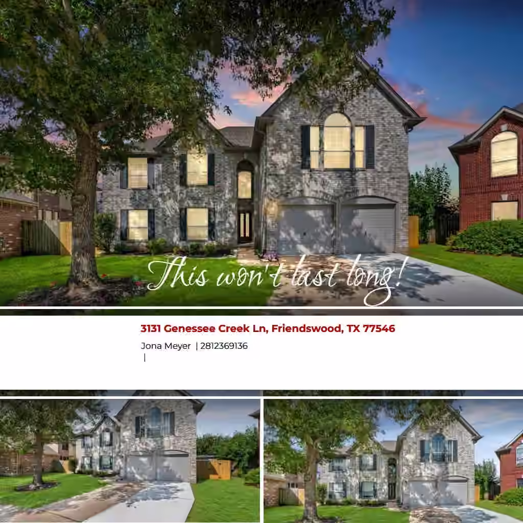 Photo of 3131 Genessee Creek Lane, Friendswood, TX 77546