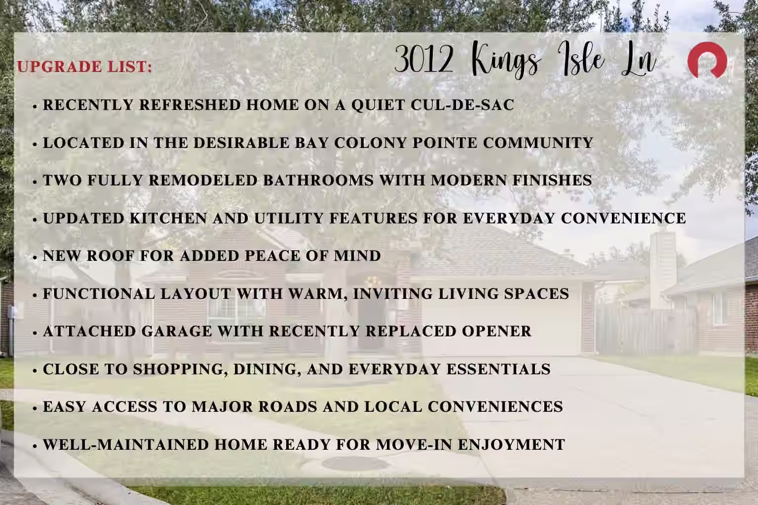 Photo 2 of 3012 Kings Isle Lane, Dickinson, TX