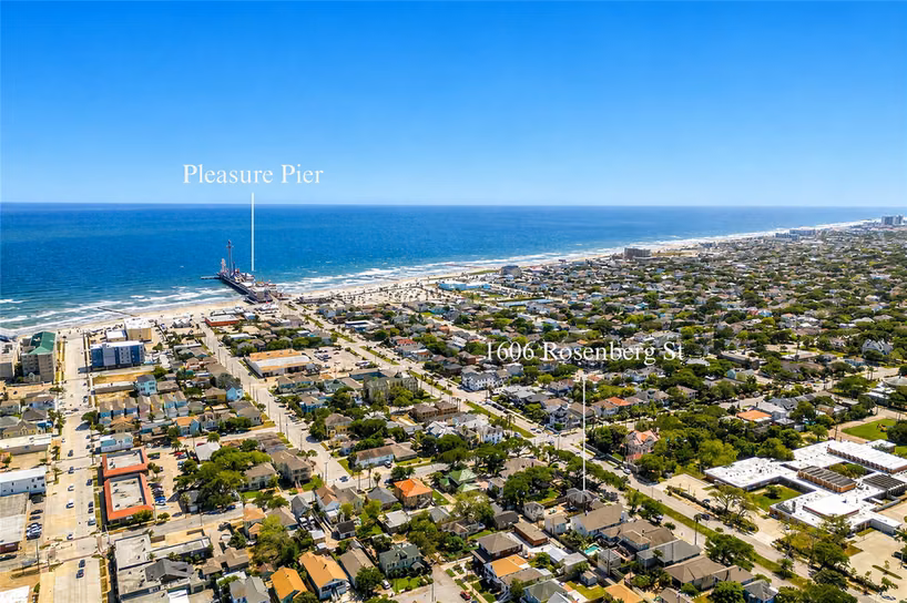 Photo 3 of 1606 Rosenberg Street, Galveston, TX