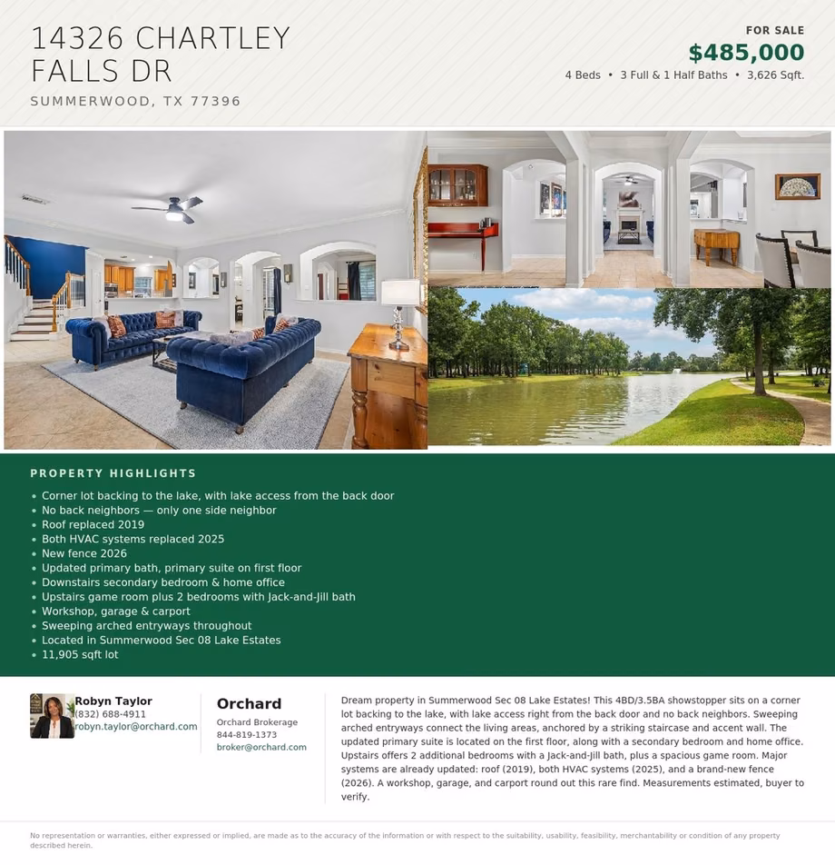 Photo 2 of 14326 Chartley Falls Drive, Houston, TX