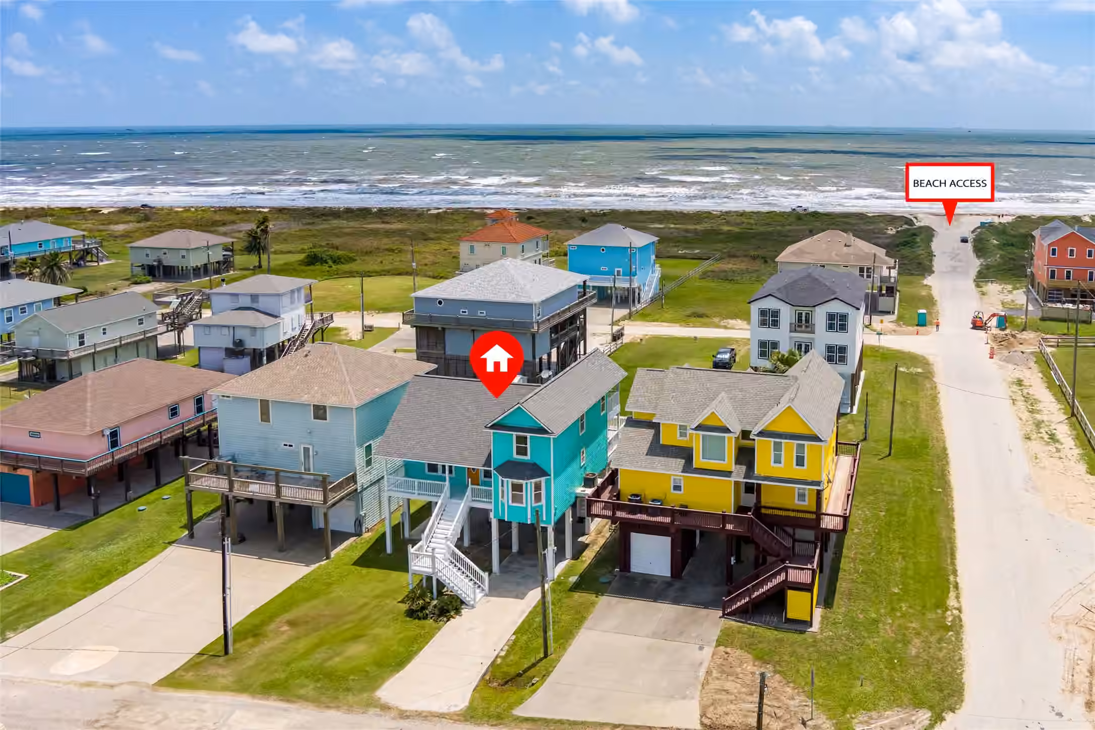 Photo 2 of 108 Ocean View Drive, Crystal Beach, TX