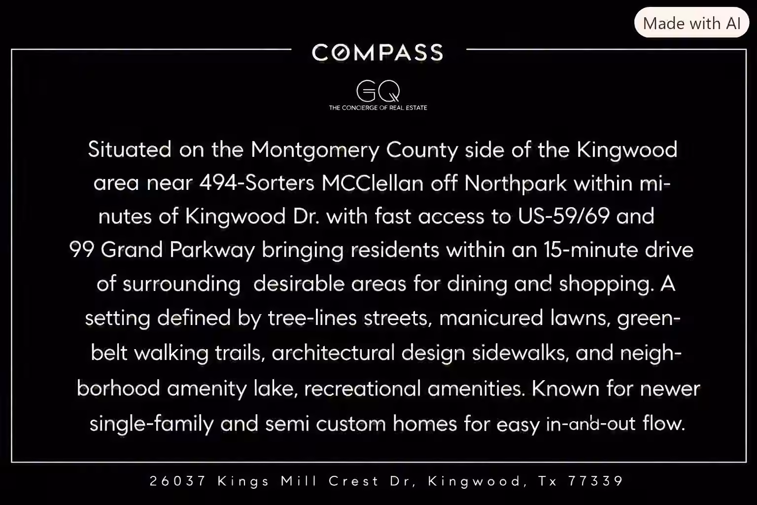Photo 2 of 26037 Kings Mill Crest Drive, Kingwood, TX