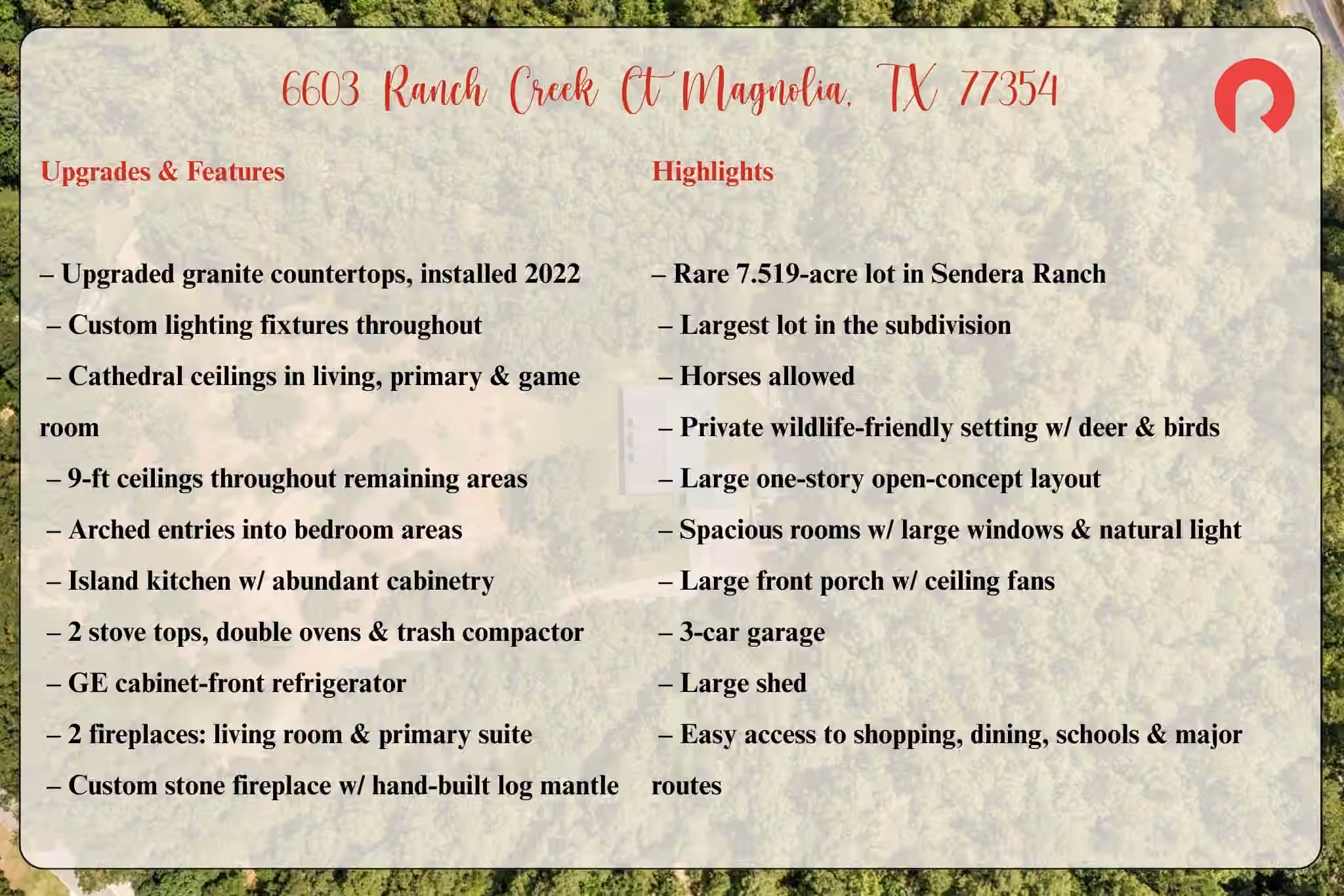 Photo 3 of 6603 Ranch Creek Court, Magnolia, TX