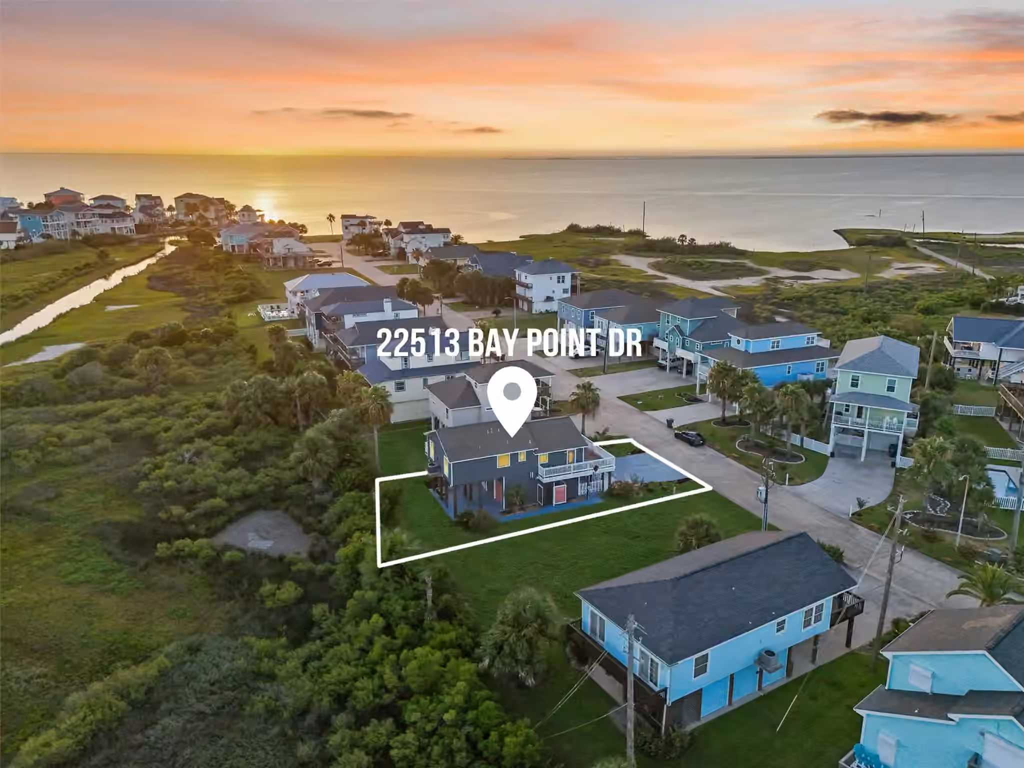 Photo 2 of 22513 Bay Point Drive, Galveston, TX