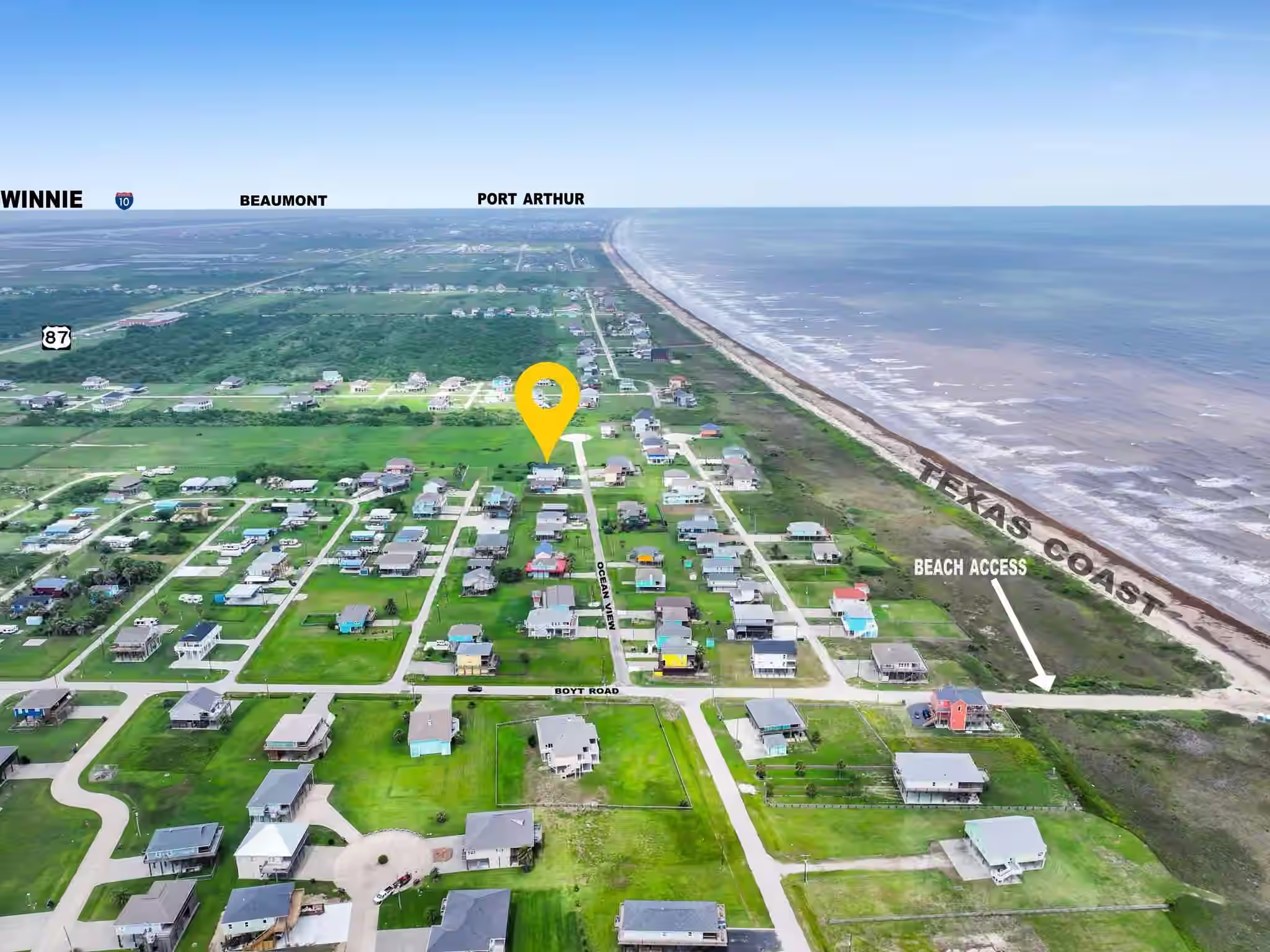 Photo 5 of 159 Ocean View Drive, Crystal Beach, TX